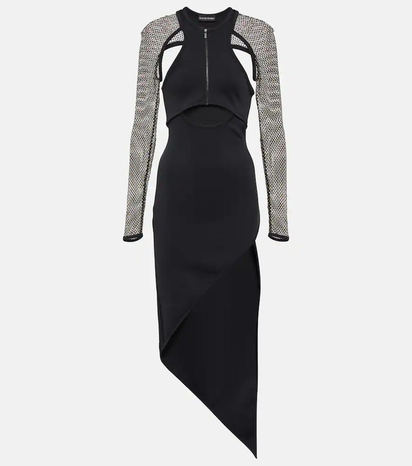  David Koma David Koma Embellished Cutout Midi Dress 