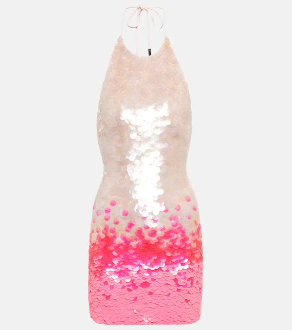  David Koma David Koma Gradient Sequin Minidress 