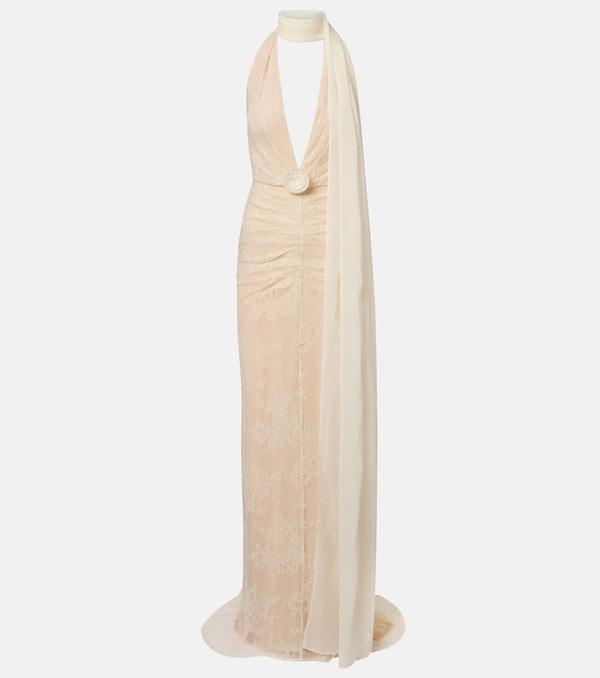  De La Vali De La Vali Bridal Amora Lace Tulle Gown 
