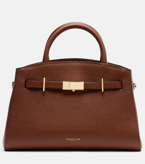  Demellier Demellier Hudson Small Leather Top-handle Bag 
