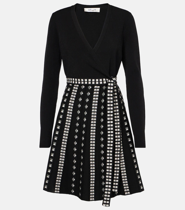  Diane Von Furstenberg Diane Von Furstenberg Chelsea Pleated Minidress 