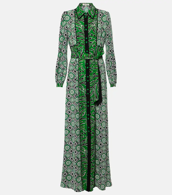  Diane Von Furstenberg Diane Von Furstenberg Joshua Printed Maxi Dress 