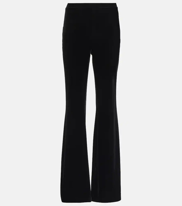 Diane Von Furstenberg Diane Von Furstenberg Ruthette Velvet Wide-leg Pants 