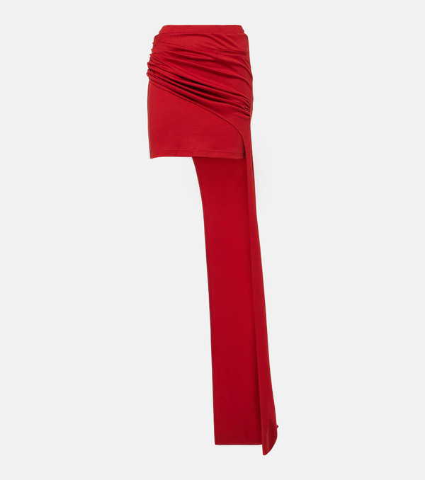  Didu Didu Draped Cotton Jersey Miniskirt 