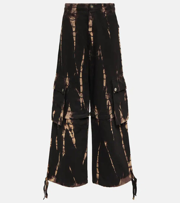  Dion Lee Dion Lee Convertible Tie-dye Denim Cargo Pants 