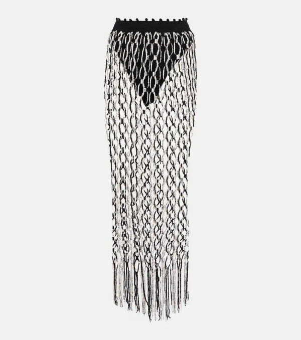  Dion Lee Dion Lee Fishnet Maxi Skirt 