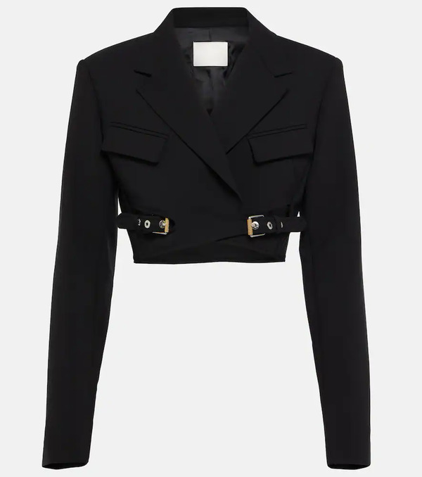  Dion Lee Dion Lee Interlock Belted Cropped Blazer 