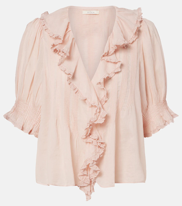  Doen Dã´en Henri Cotton Voile Top 