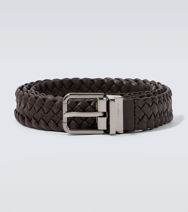  Dolce&gabbana Dolce&gabbana Braided Leather Belt 