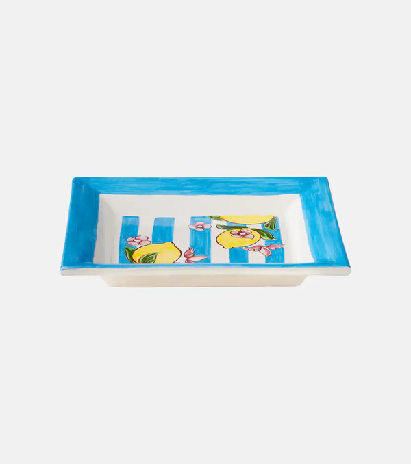 Dolce&gabbana Casa Dolce&gabbana Casa Taormina Ceramic Decorative Tray 