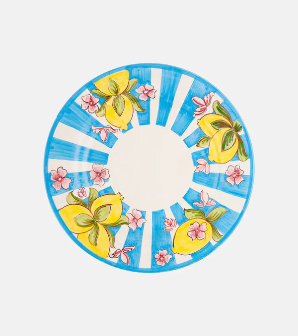  Dolce&gabbana Casa Dolce&gabbana Casa Taormina Ceramic Dinner Plate 