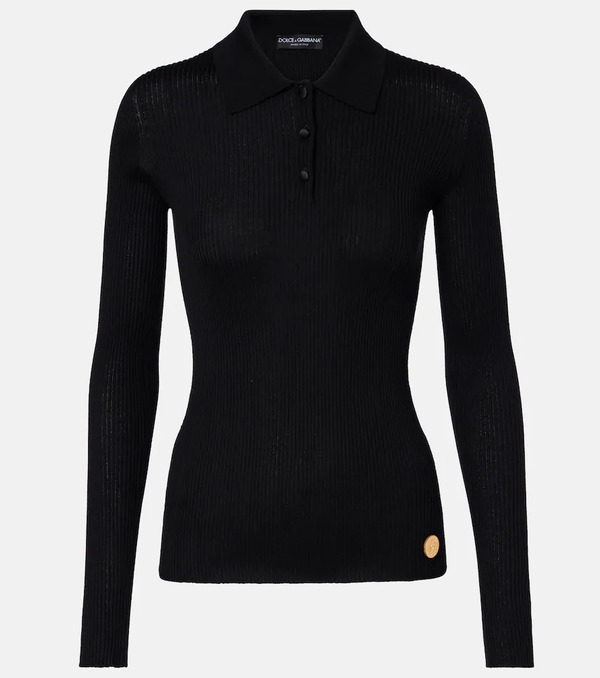  Dolce&gabbana Dolce&gabbana Cashmere Polo Sweater 