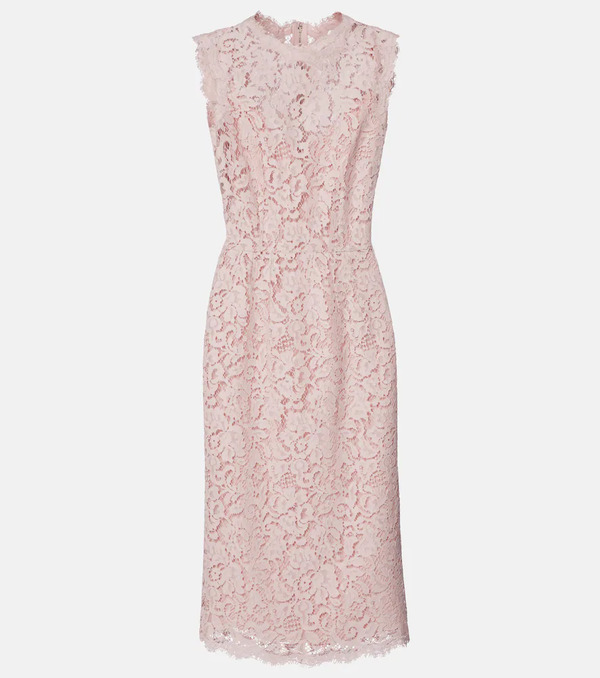  Dolce&gabbana Dolce&gabbana Cotton-blend Lace Cocktail Dress 