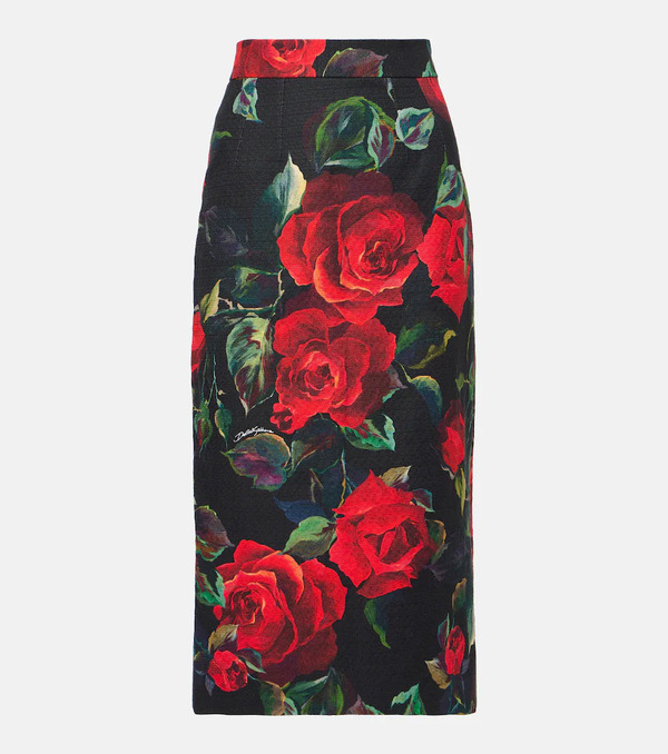  Dolce&gabbana Dolce&gabbana Floral Pencil Skirt 