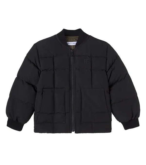  Dolce&gabbana Kids Dolce&gabbana Kids Cotton-blend Down Jacket 
