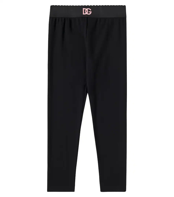  Dolce&gabbana Kids Dolce&gabbana Kids Cotton-blend Leggings 