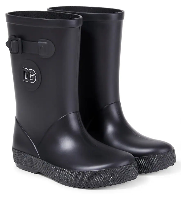  Dolce&gabbana Kids Dolce&gabbana Kids Dg Embellished Rain Boots 