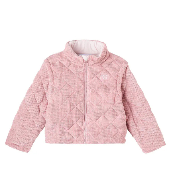  Dolce&gabbana Kids Dolce&gabbana Kids Dg Quilted Jacket 