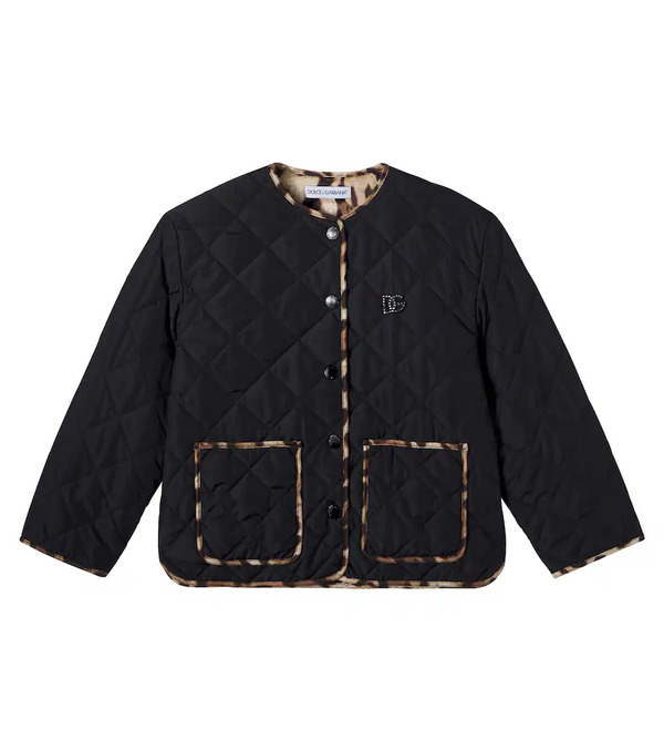  Dolce&gabbana Kids Dolce&gabbana Kids Dg Quilted Jacket 