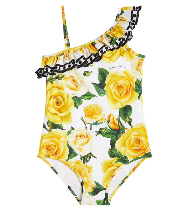  Dolce&gabbana Kids Dolce&gabbana Kids Floral Swimsuit 