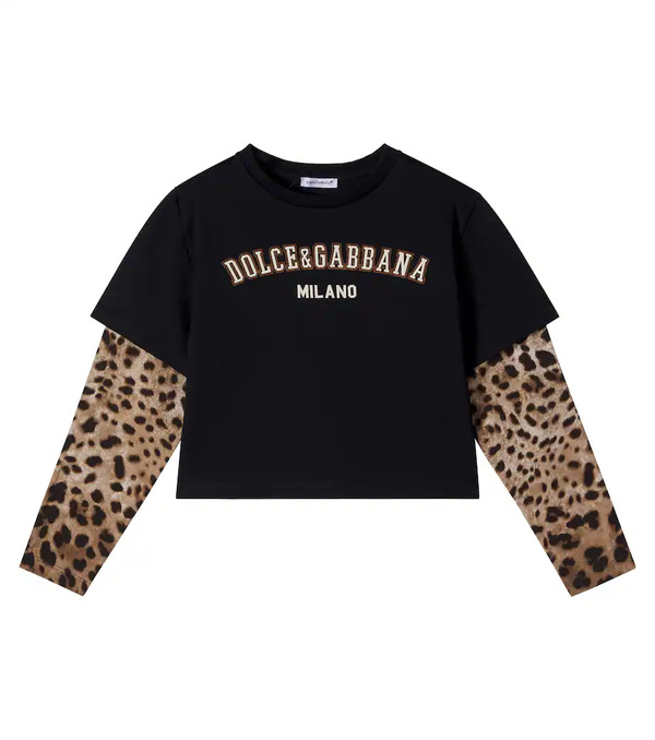  Dolce&gabbana Kids Dolce&gabbana Kids Logo Cotton T-shirt 