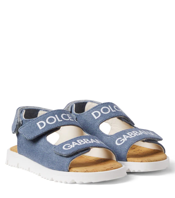  Dolce&gabbana Kids Dolce&gabbana Kids Logo Sandals 