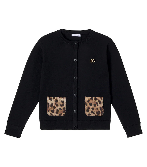  Dolce&gabbana Kids Dolce&gabbana Kids Virgin Wool Cardigan 