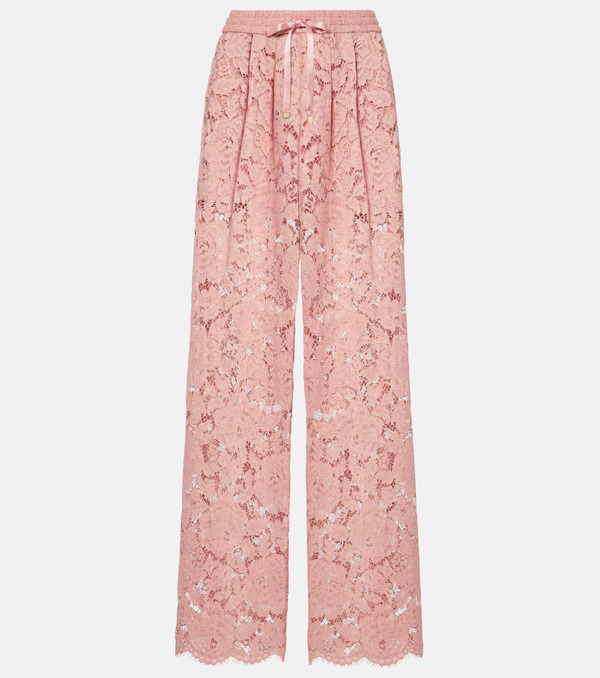  Dolce&gabbana Dolce&gabbana Lace Wide-leg Pants 