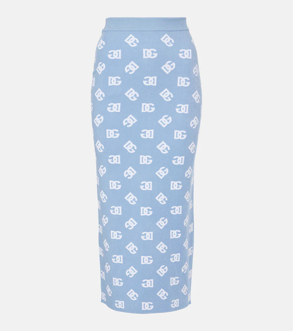  Dolce&gabbana Dolce&gabbana Logo Midi Skirt 