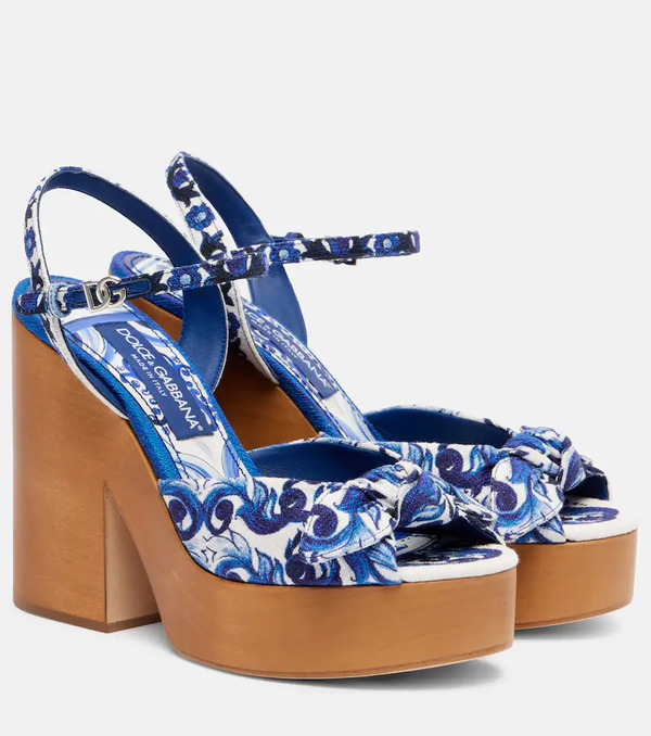  Dolce&gabbana Dolce&gabbana Majolica Sandals 