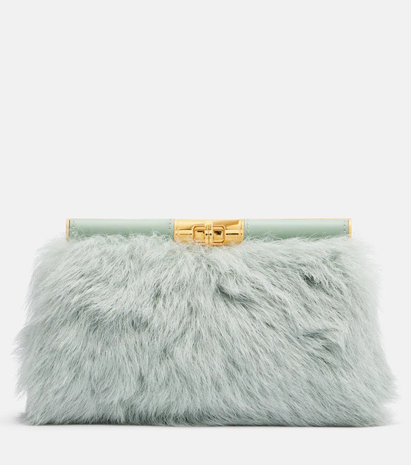  Dolce&gabbana Dolce&gabbana Marlene Small Shearling Shoulder Bag 
