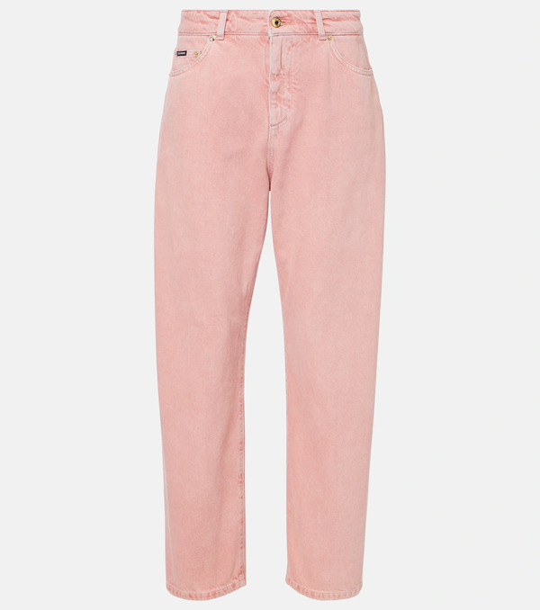  Dolce&gabbana Dolce&gabbana Mid-rise Straight Leg Jeans 