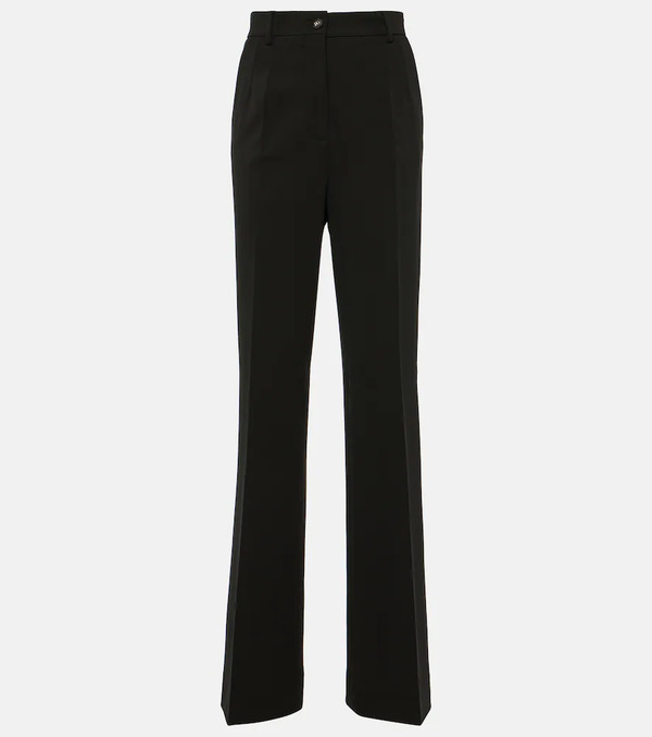  Dolce&gabbana Dolce&gabbana Milano High-rise Jersey Flared Pants 
