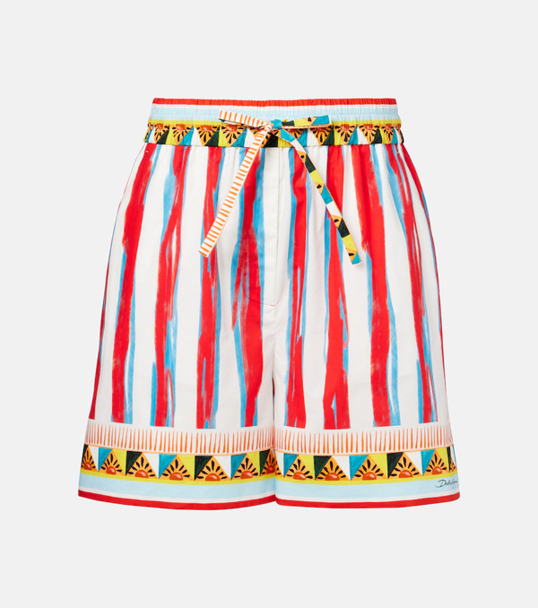  Dolce&gabbana Dolce&gabbana Patterned Cotton Shorts 