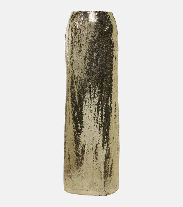  Dolce&gabbana Dolce&gabbana Sequined Maxi Skirt 