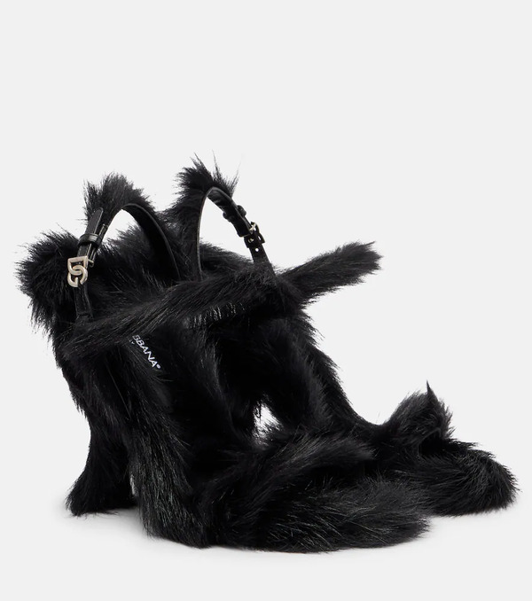  Dolce&gabbana Dolce&gabbana 105 Shearling Sandals 