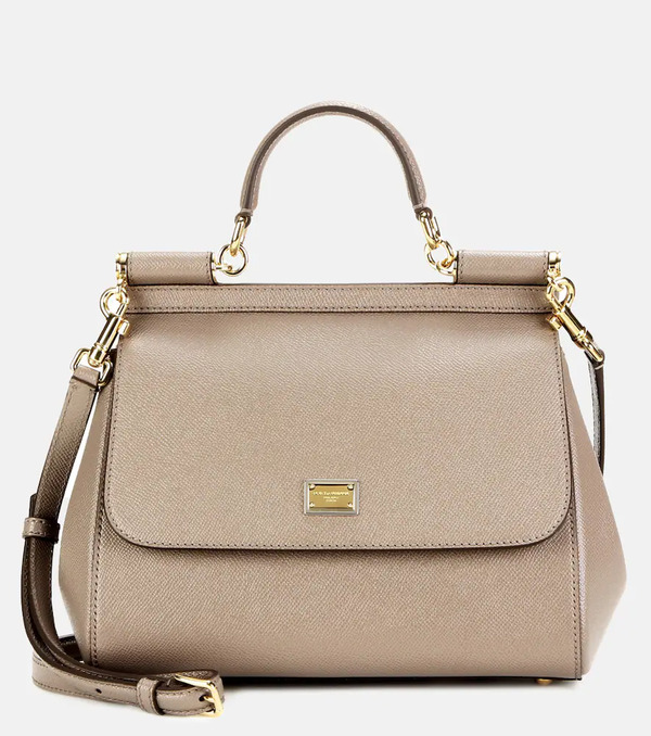  Dolce&gabbana Dolce&gabbana Sicily Medium Leather Shoulder Bag 