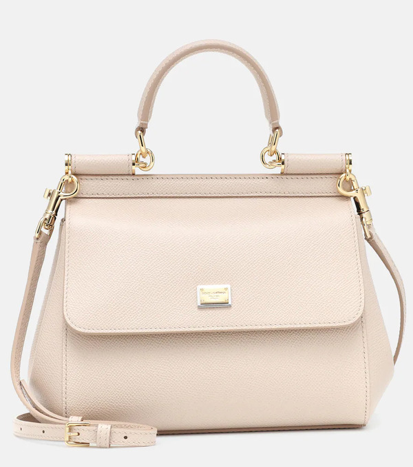  Dolce&gabbana Dolce&gabbana Sicily Small Leather Tote 