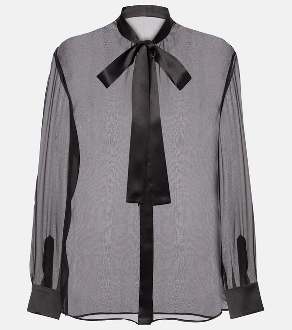  Dolce&gabbana Dolce&gabbana Silk Chiffon Blouse 
