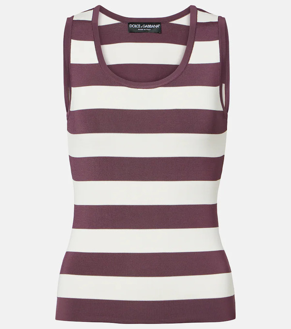  Dolce&gabbana Dolce&gabbana Striped Tank Top 