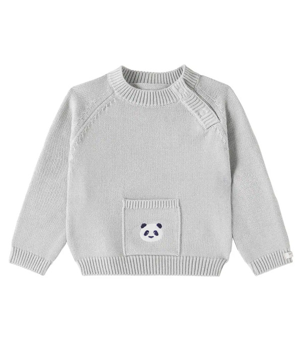  Donsje Donsje Baby Loeke Cotton Sweater 