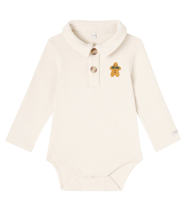  Donsje Donsje Baby Polau Cotton-blend Bodysuit 
