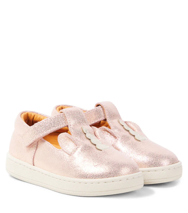  Donsje Donsje Esterre Metallic Leather Flats 