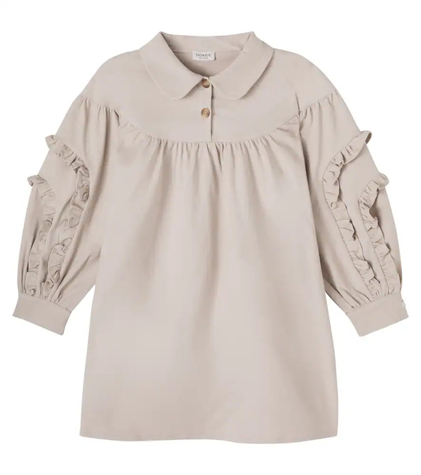  Donsje Donsje Everoux Ruffled Cotton-blend Dress 