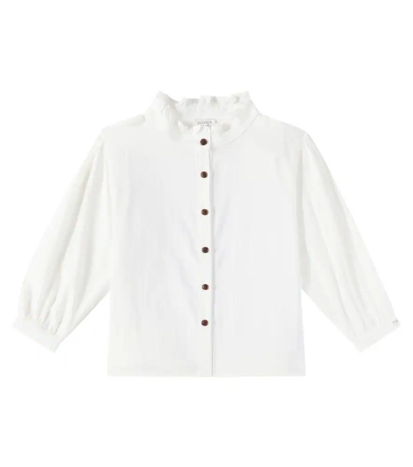  Donsje Donsje Fini Ruffled Cotton Blouse 