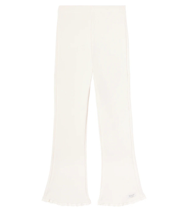  Donsje Donsje Jentje Ruffled Cotton-blend Wide-leg Pants 