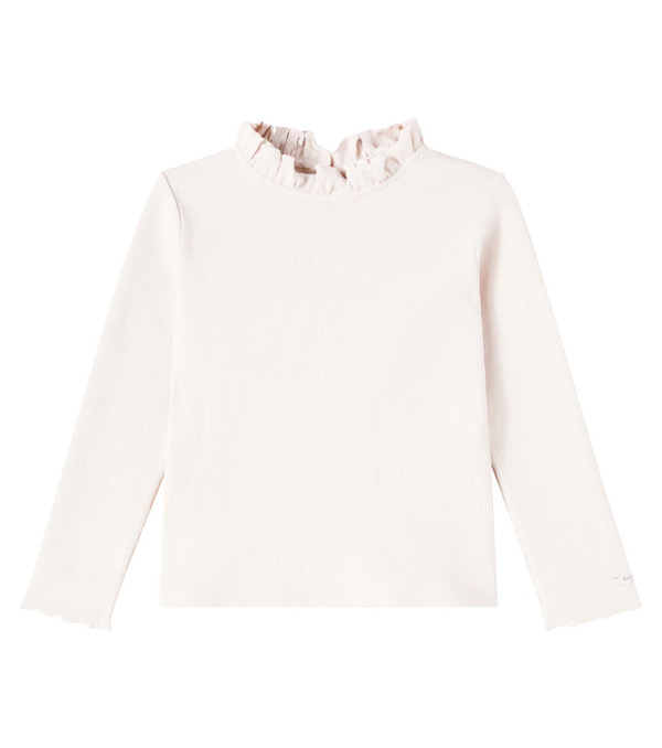  Donsje Donsje Milah Ruffled Cotton-blend T-shirt 
