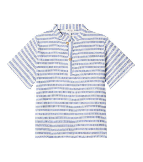 Donsje Donsje Ozion Striped Cotton-blend Shirt 