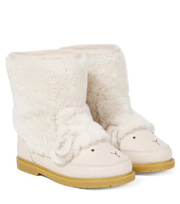  Donsje Donsje Wadou Wool-trimmed Boots 