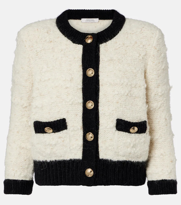  Dorothee Schumacher Dorothee Schumacher Delightful Sparkle Wool-blend Cardigan 
